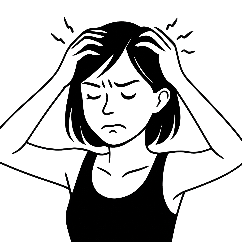 頭皮が痒い女性