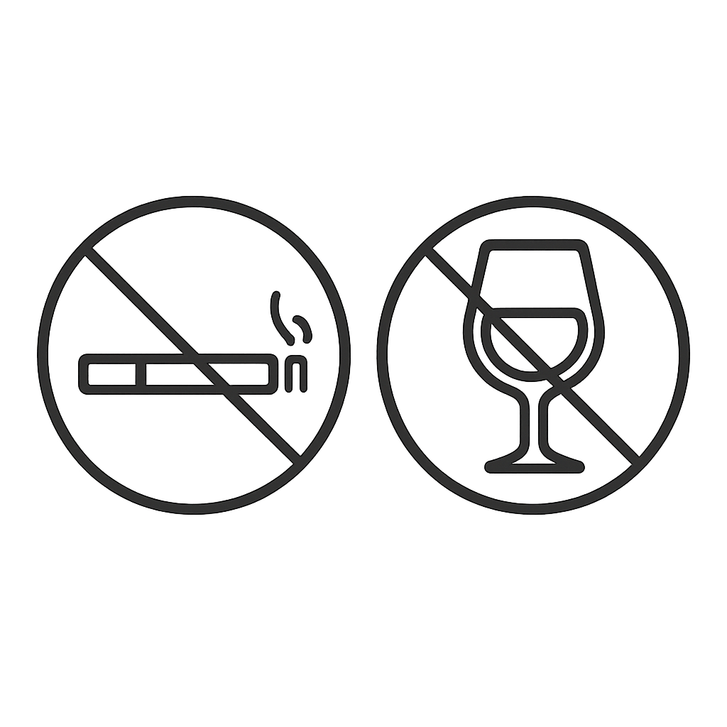 禁煙・禁酒