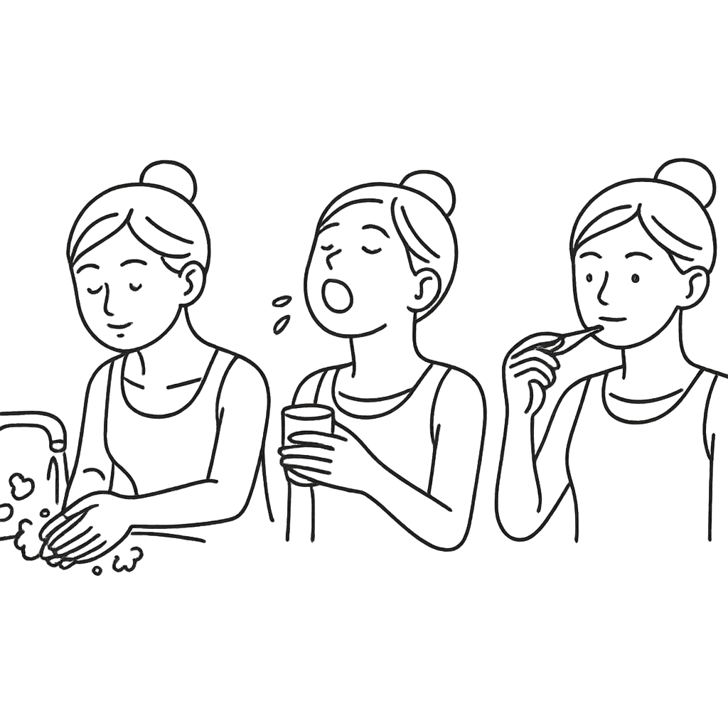 体調管理している女性／AMUBELLE／アンベル