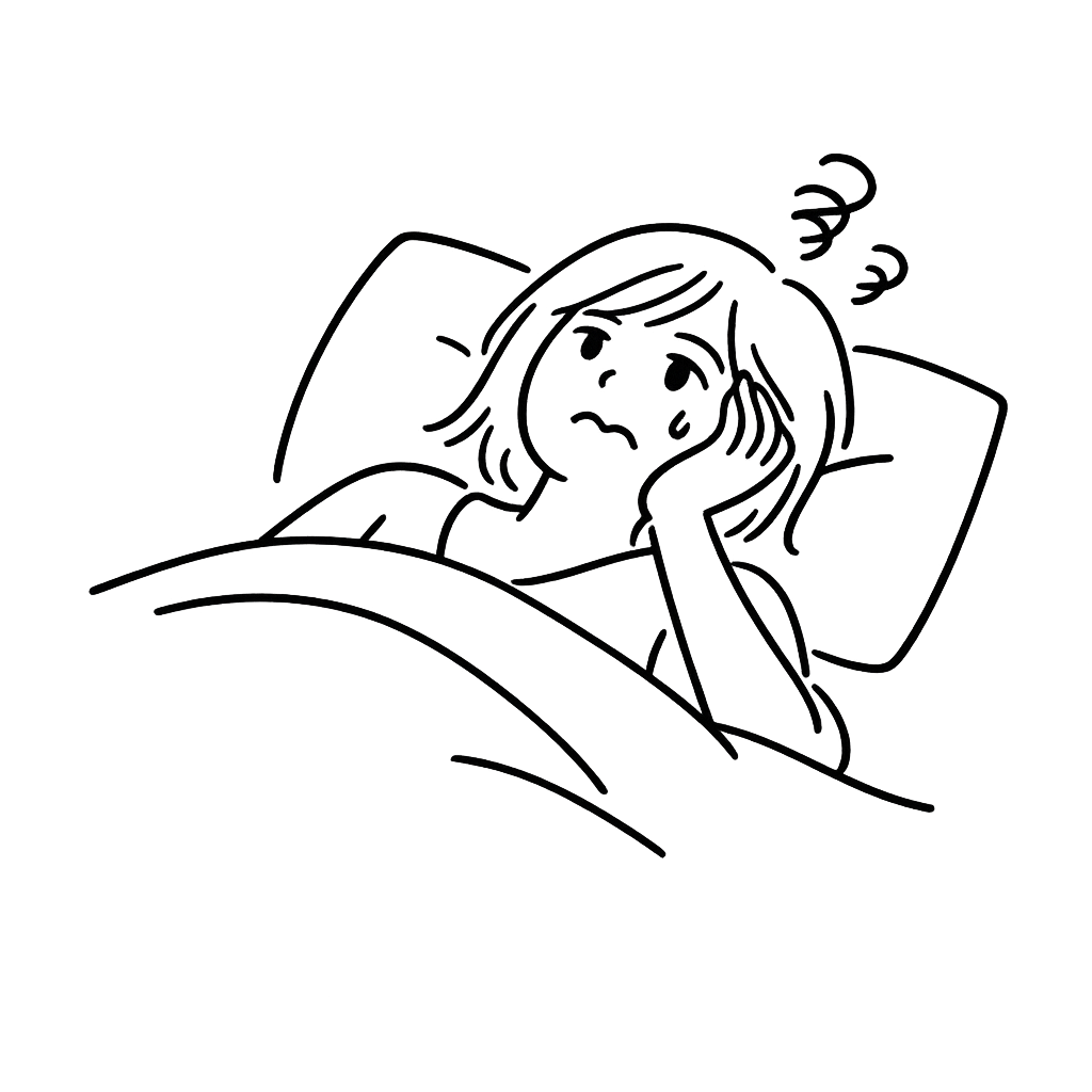 寝れない女性／AMUBELLE／アンベル