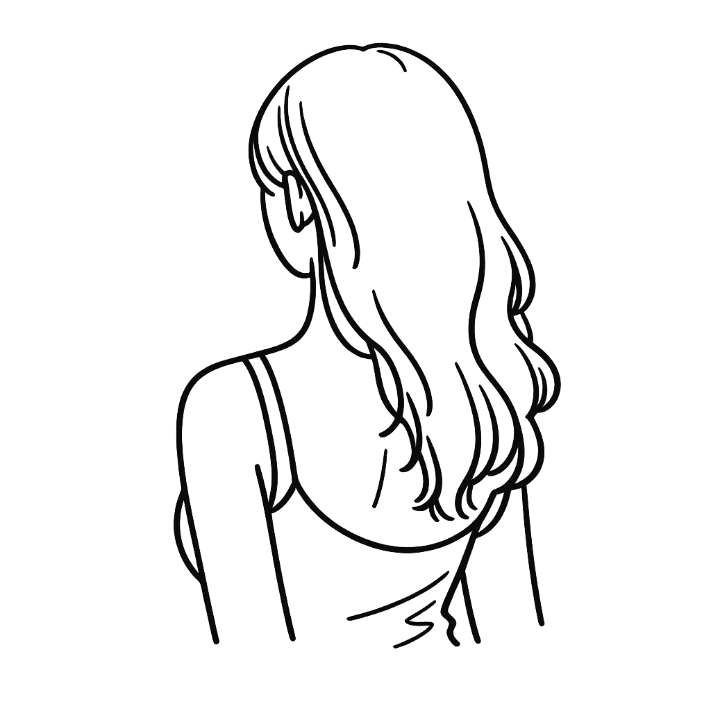 後ろ姿が美しい女性／AMUBELLE／アンベル