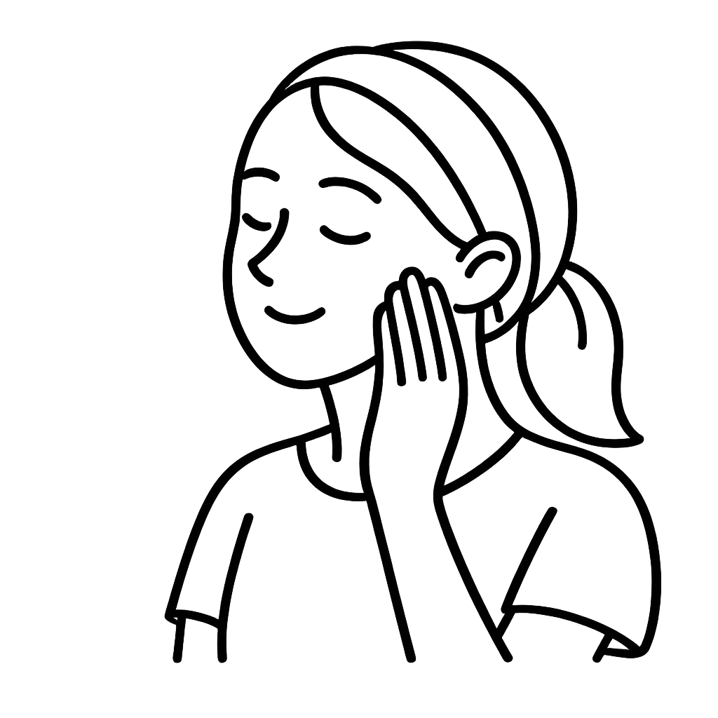 肌の調子が良い女性／AMUBELLE／アンベル