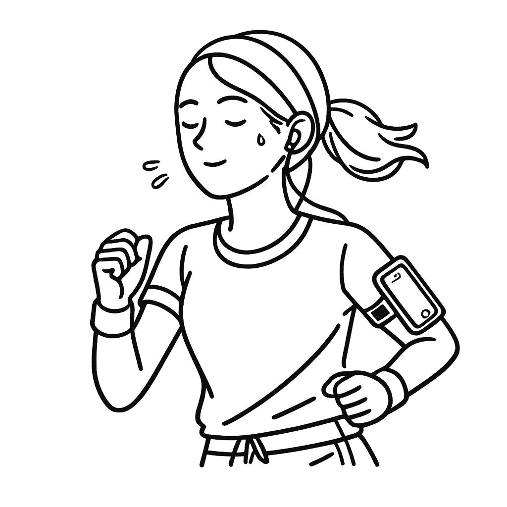 運動している女性／AMUBELLE／アンベル